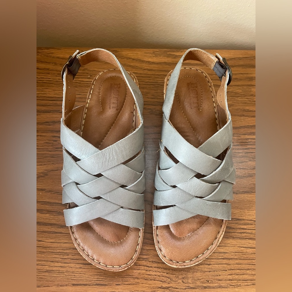Born Women's Laila Woven Straps Leather Sandal Size 7 NWOB - Picture 3 of 11